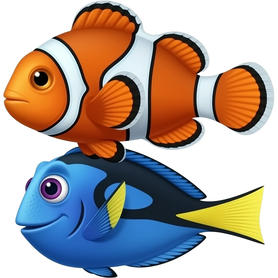 Nemo and dory emoji