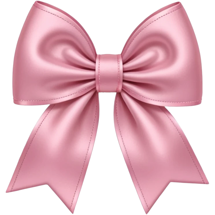 Ylight pink bow on light pink bow emoji