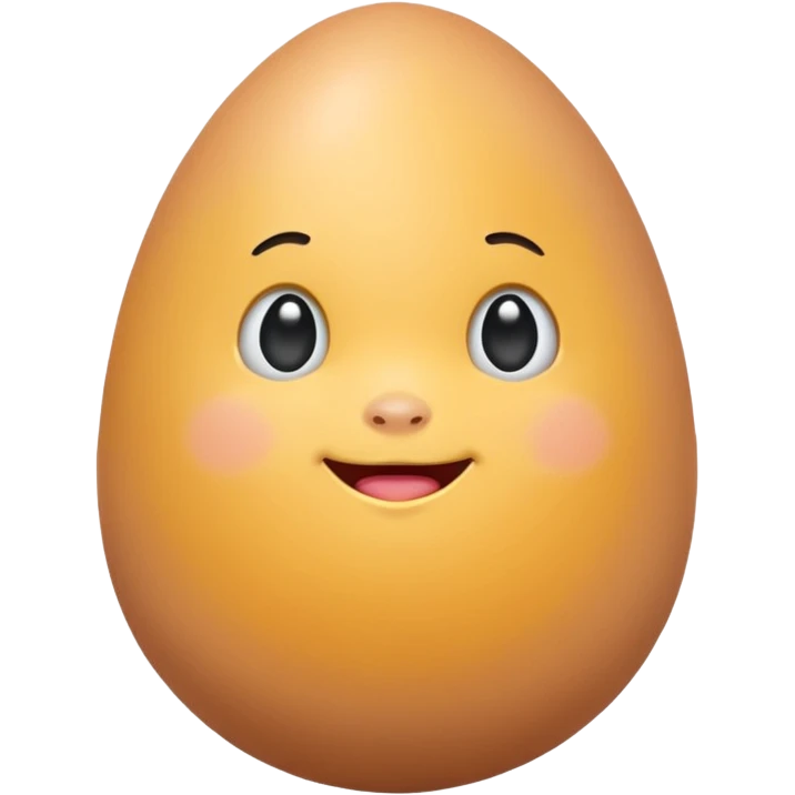 Egg with a belly emoji