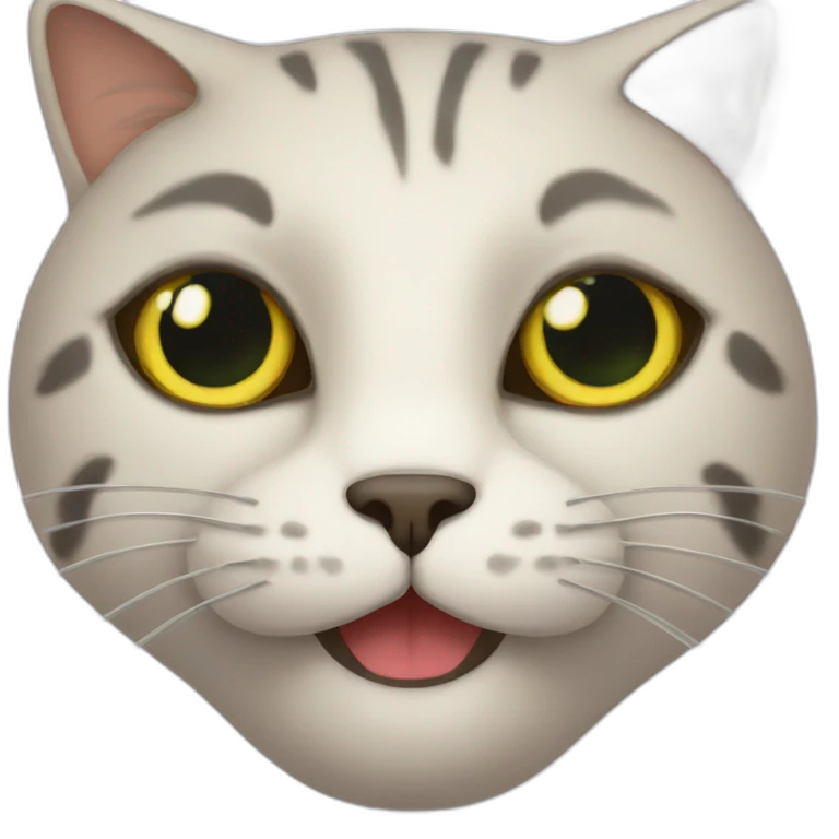 Cat with many eyes emoji
