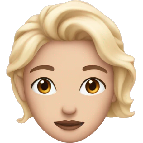 Pink blush  emoji
