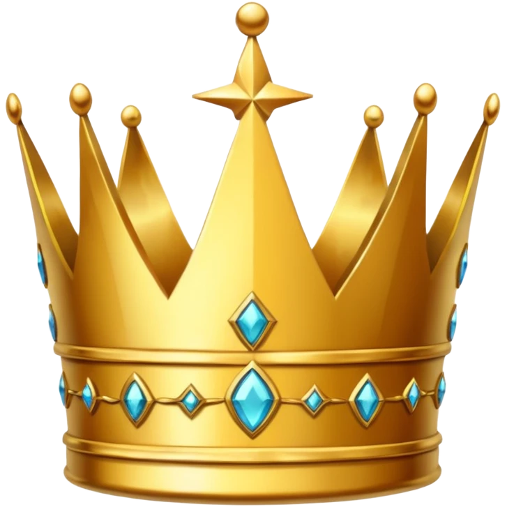 golden crown that has a crack down the middle emoji