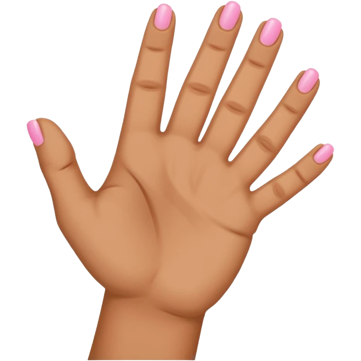 Hand with all fingers up but the pinky  emoji