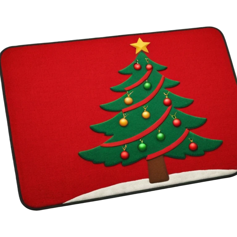 christmas doormat emoji