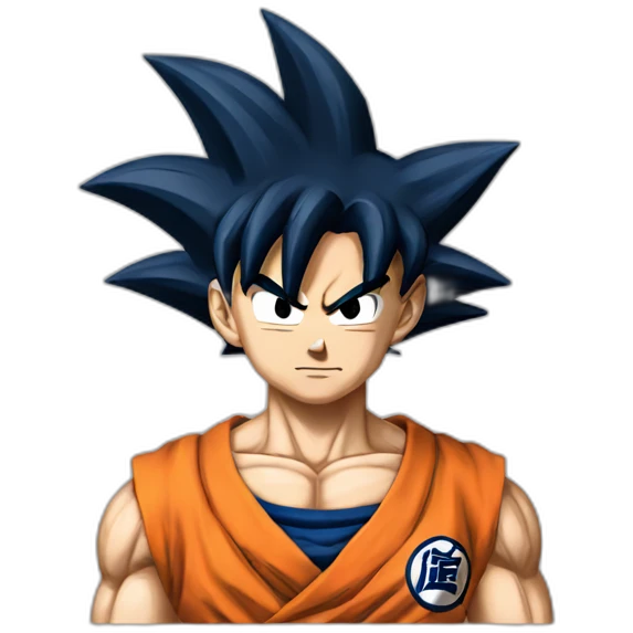 Goku ss bleu emoji