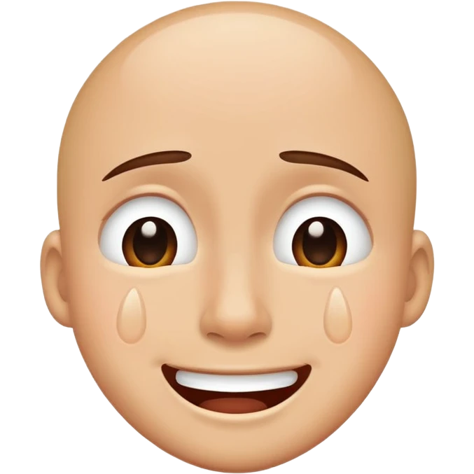 Laugh with tears and cry at the same time emoji