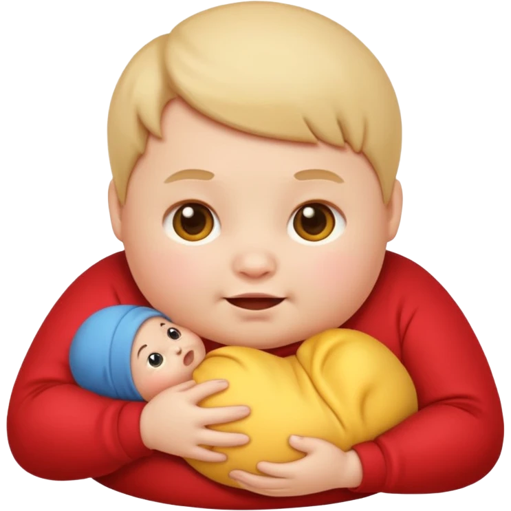 newborn baby emoji, simple and cute, apple style emoji
