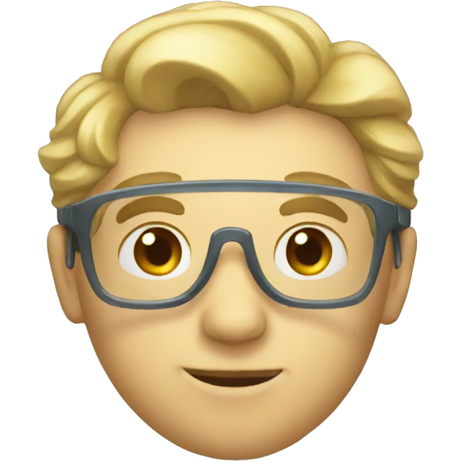 Transparent glass emoji