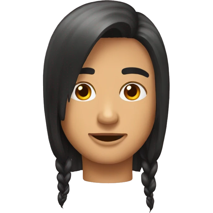 Rojo flequillo emoji
