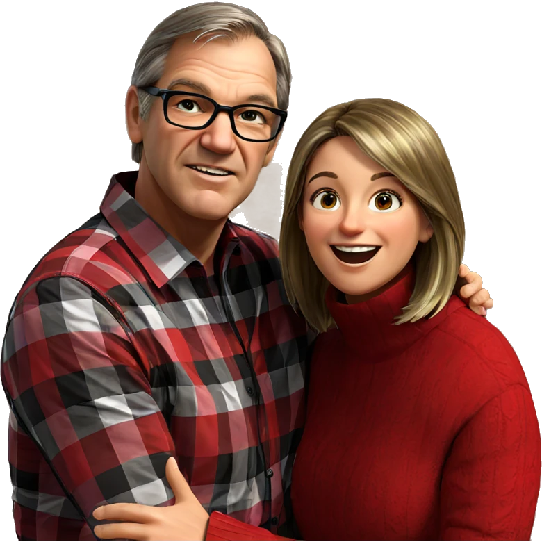 happy friends in nature emoji