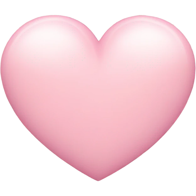 Baby pink heart emoji
