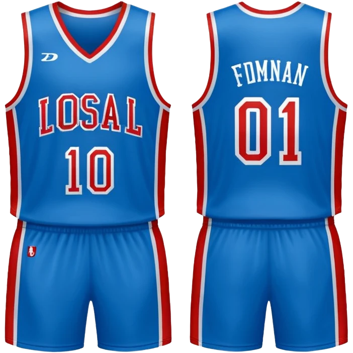 basketball jersey (#00A3E0) and red (#F9423A) emoji
