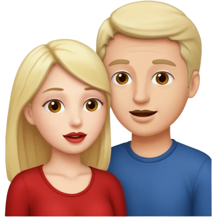 Woman giving male oral sex emoji