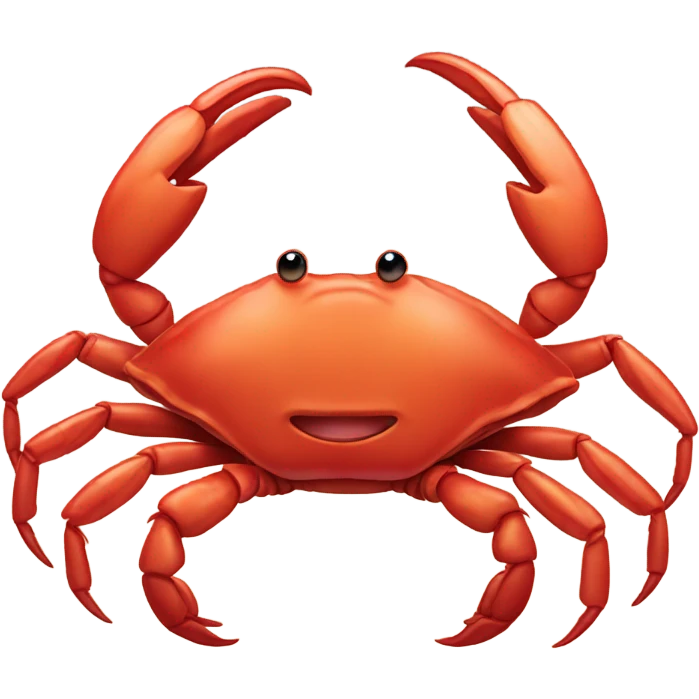 Crab in love emoji
