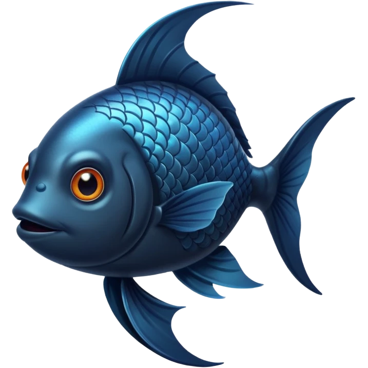 Hero Black Fish emoji