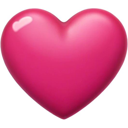 Cerise heart emoji