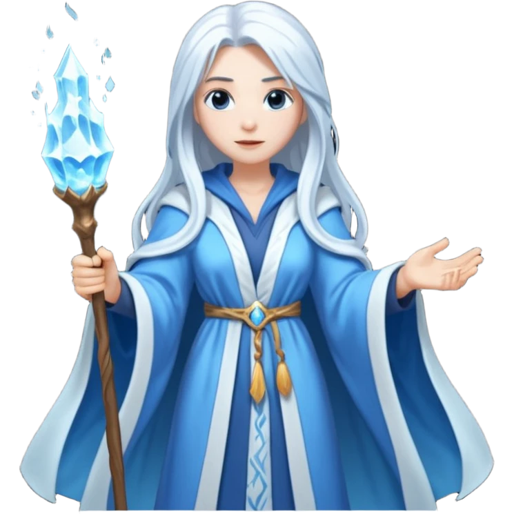 Frost wizard female emoji
