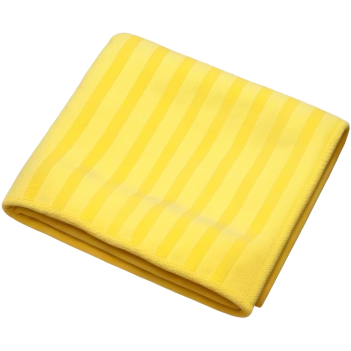 Light yellow beach towels emoji