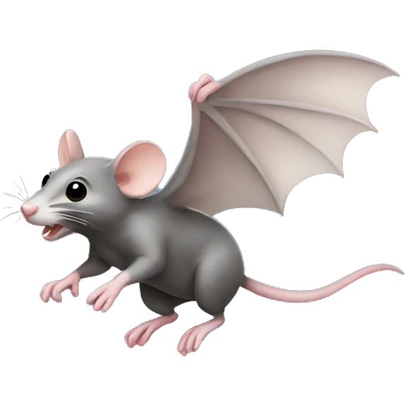 flying rat emoji
