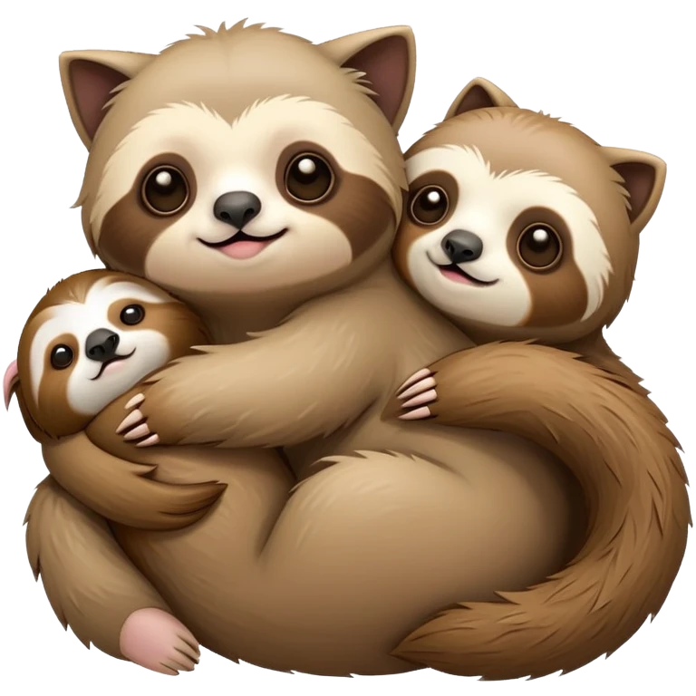 Cat with sloth emoji