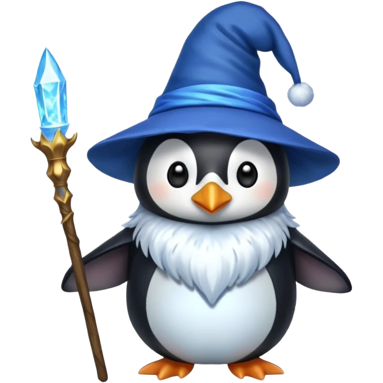 Penguin Wizard emoji