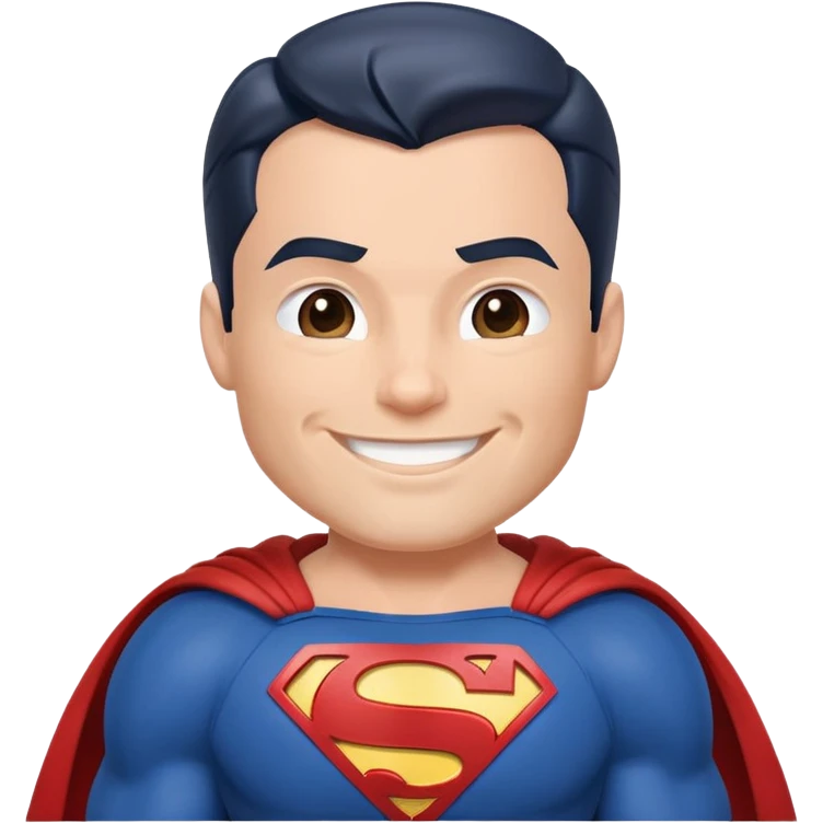 classic Superman character emoji
