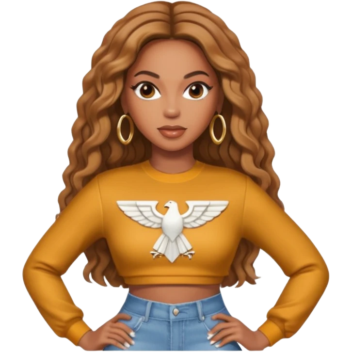 Beyonce from Destiny's Child emoji
