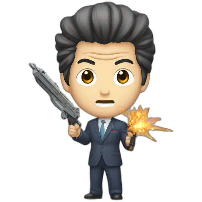 shinzo abe weapon emoji