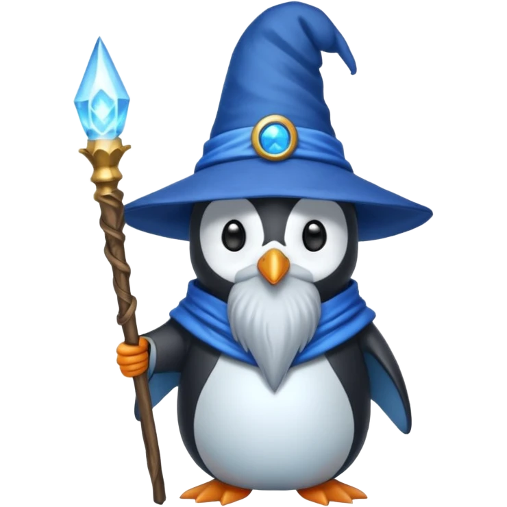 Penguin Wizard emoji