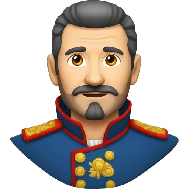 Cossack like in old soviet popular cartoon cossacks emoji
