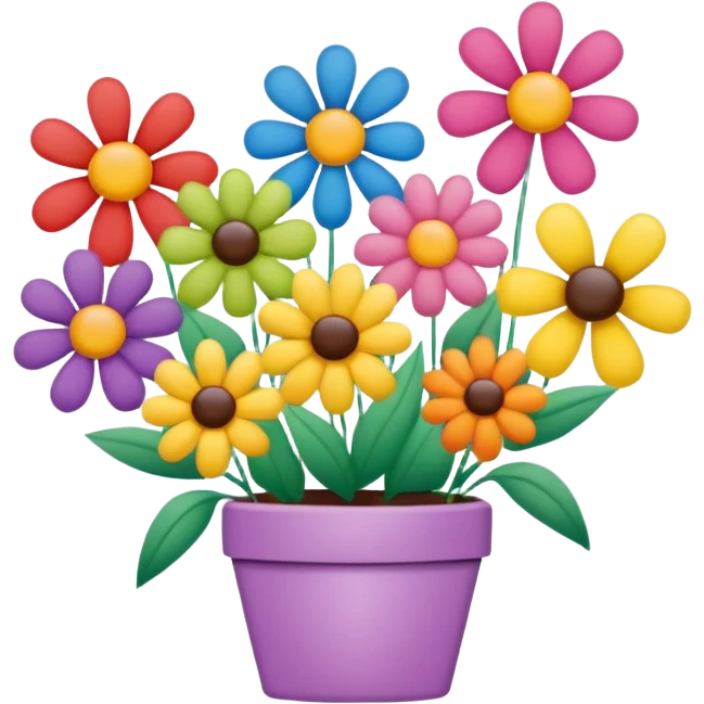 Multicolored flowers with card that says “Happy Birthday, Mina”  emoji