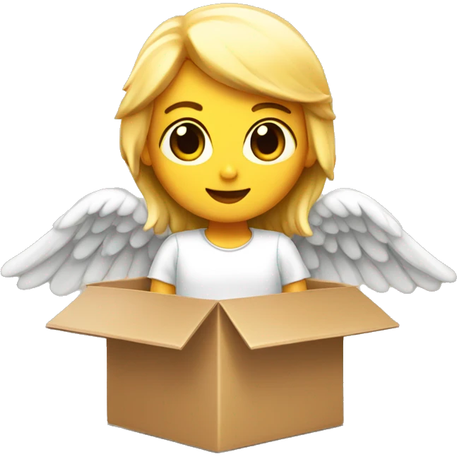 angel in box emoji