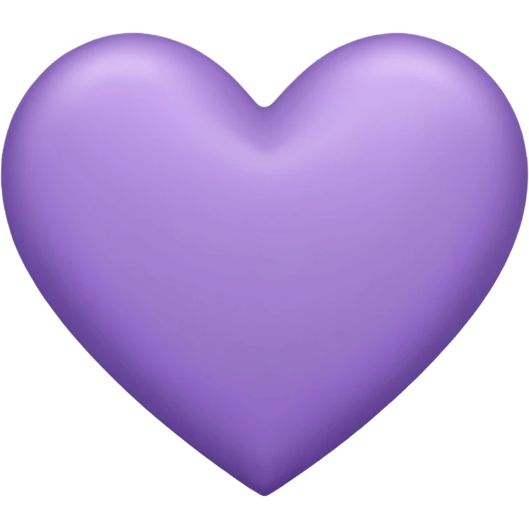 Lavender heart emoji