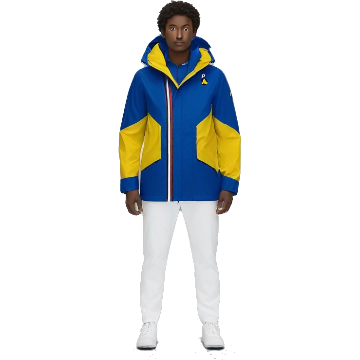 K-way jacket LE VRAI 3.0 CLAUDE Blue Royal Marine by itself  emoji