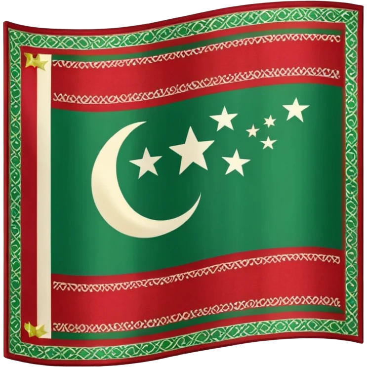 Türkmen flag emoji