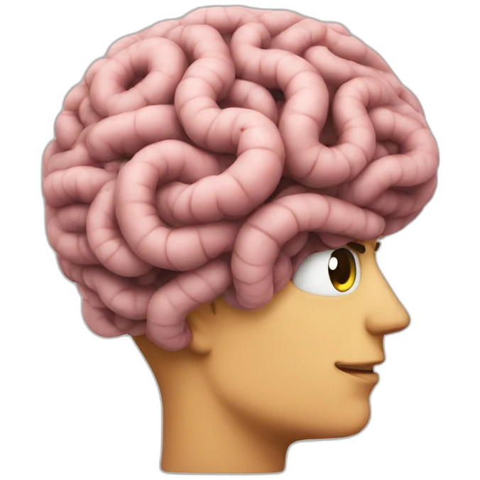 worms on brain emoji
