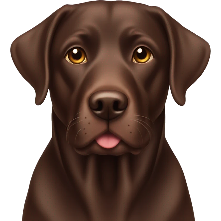 chocolate lab emoji