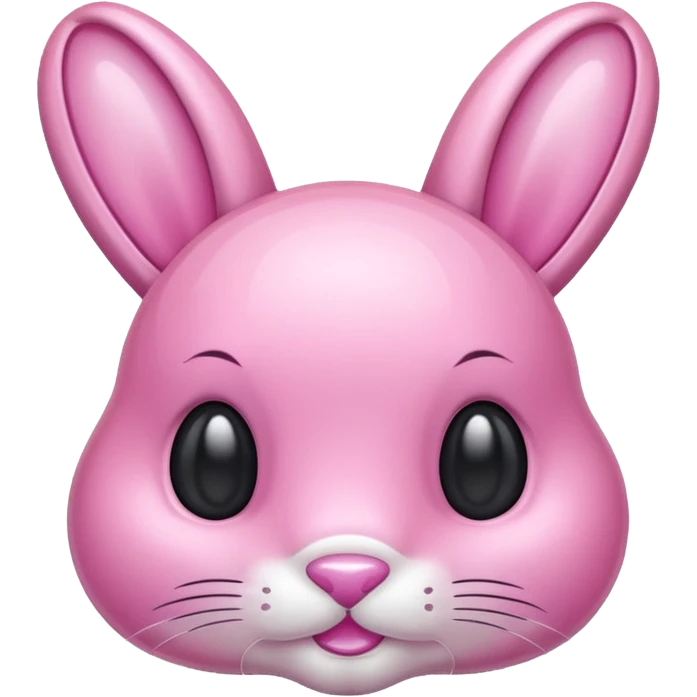 crystal bunny pink emoji