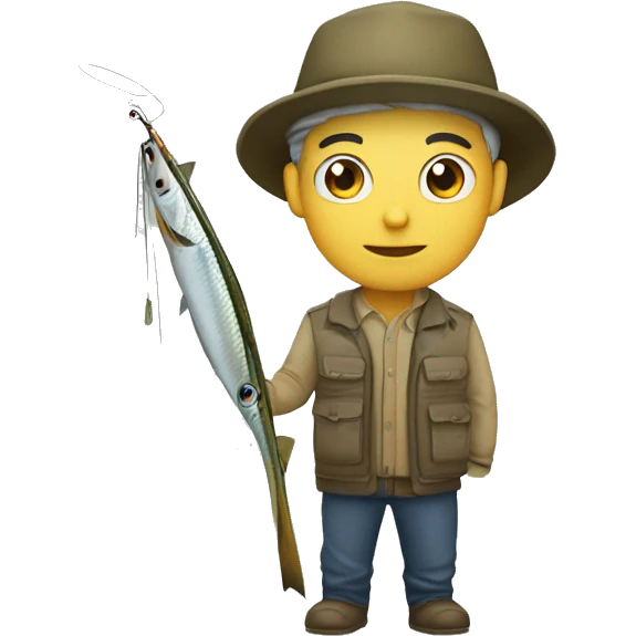 cetriolo dentro la pesca emoji