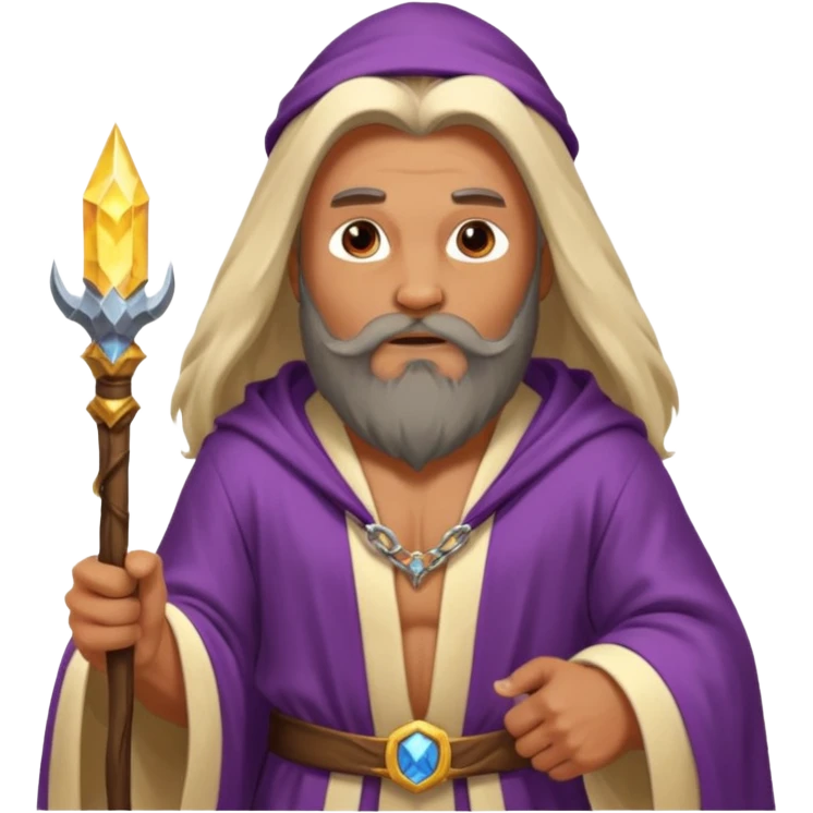 Strong Wizard  with muscles emoji