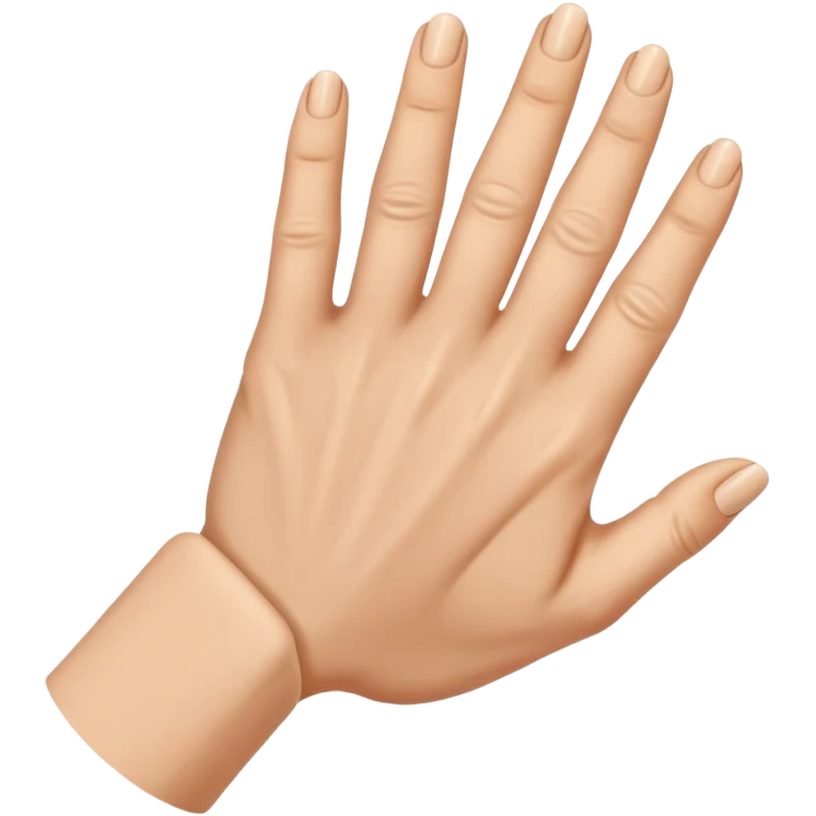 A hand with the ring finger folded inwards emoji