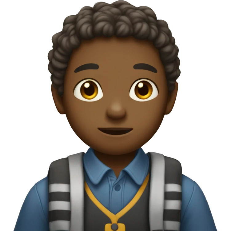 kid in the school emoji