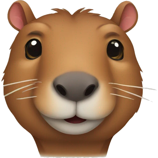 happy capibara emoji