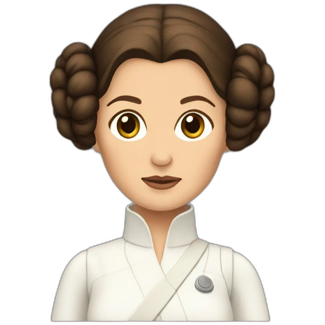 Leia organa emoji