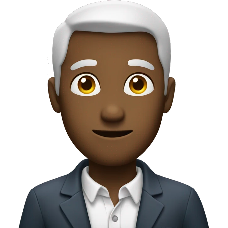 man pointing at his ear emoji