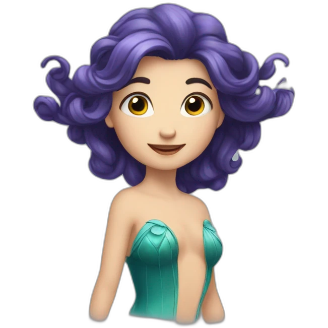 Arie la petite sirène emoji