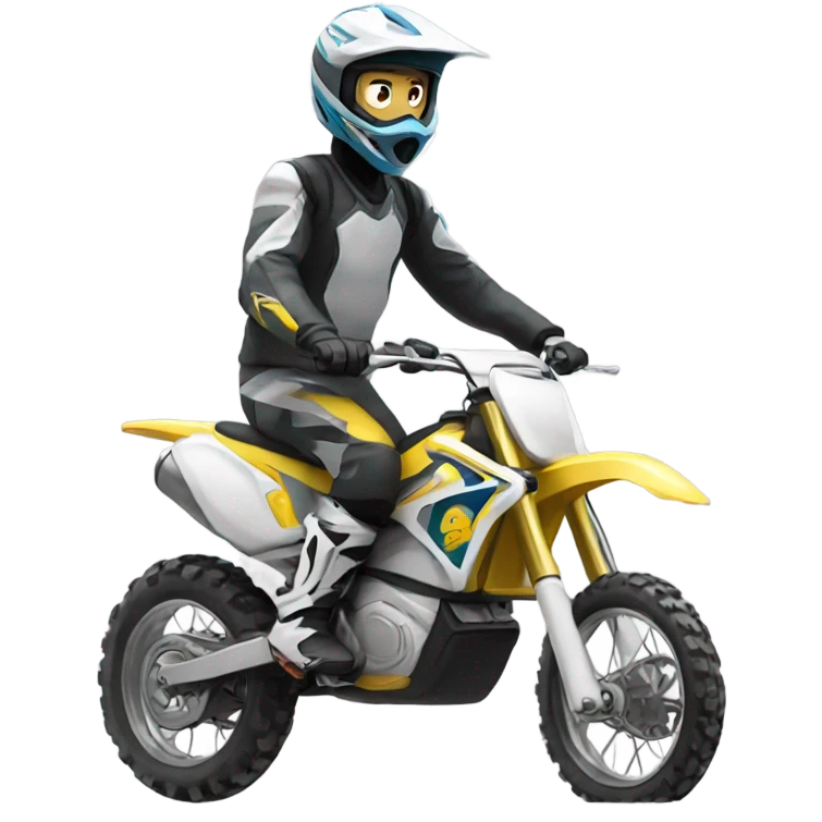 Electric dirtbike  emoji