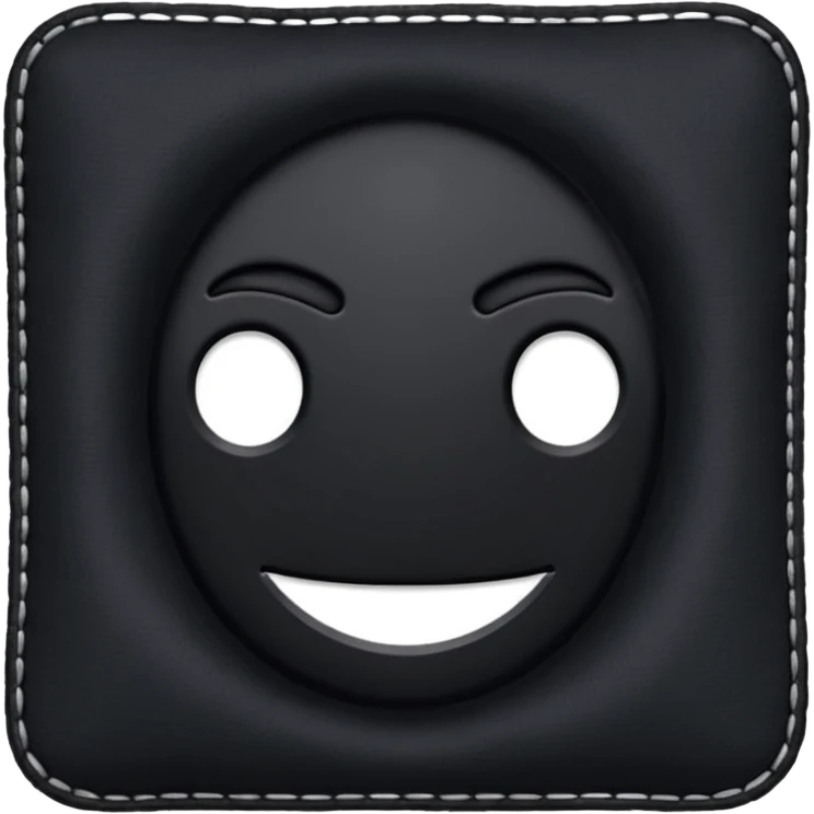 Text emerge from fabric  emoji