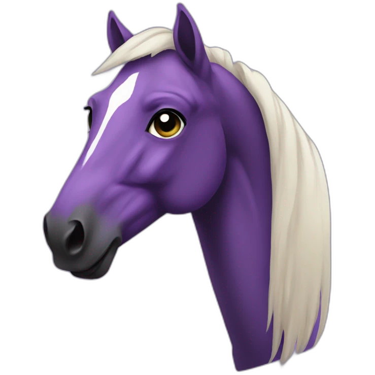purple hourse emoji
