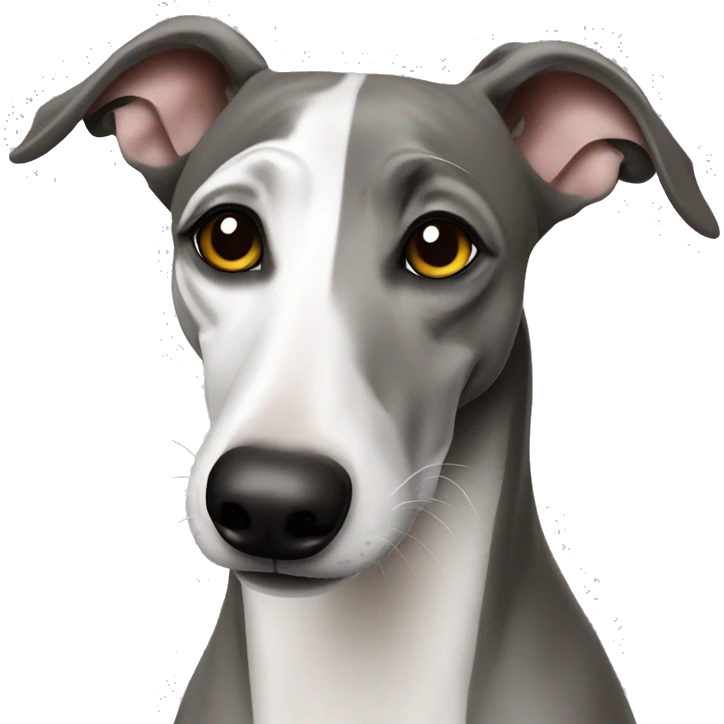Whippet saying thank you emoji